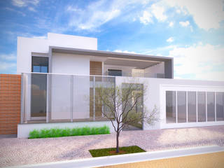 Projeto Residencial EK, 4id Arquitetura e Engenharia 4id Arquitetura e Engenharia Casas unifamiliares