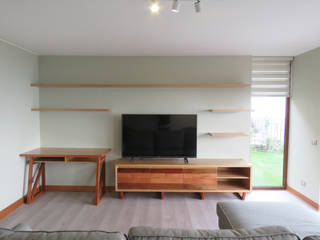 Habilitación y Amoblamiento Salita Principal, DVETA DESIGN DVETA DESIGN บ้านและที่อยู่อาศัย ไม้ Wood effect