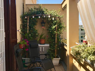 Rinnovamento di un Terrazzo a Roma, EMC2Architetti EMC2Architetti Modern balcony, veranda & terrace