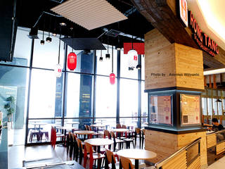 HONG TANG Baywalk Mall Pluit, Evonil Architecture Evonil Architecture Salas de jantar industriais