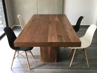 Mesa de Comedor Nogal, Semillero Muebles Semillero Muebles Будинки Дерево Дерев'яні