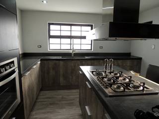 Cubierta Concreto Negro Prefab, Pitaya Pitaya Industrial style kitchen Reinforced concrete