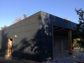 Centro de Eventos Casa Pirque , GY3 Arquitectos. spa GY3 Arquitectos. spa 木造住宅 木 木目調