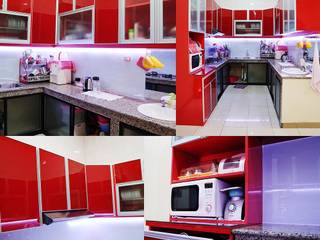 Red Kitchen, The GoodWood Interior Design The GoodWood Interior Design Modern kitchen