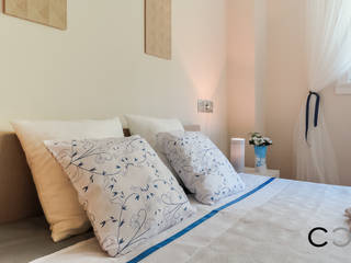 Home Staging en piso de Promotor, CCVO Design and Staging CCVO Design and Staging Camera da letto moderna Beige