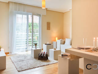 Home Staging para Empresa Promotora en Galicia, CCVO Design and Staging CCVO Design and Staging Modern Living Room Beige