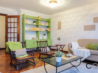 Home Staging en el piso de la Abuela para vender, CCVO Design and Staging CCVO Design and Staging Salas de estilo clásico Verde