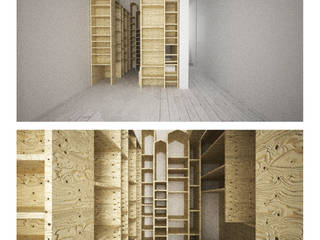 bookshelf, AMALGAMA AMALGAMA Living room Wood Wood effect