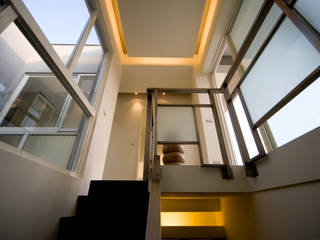 ID王公民宿, 四一室內裝修有限公司 四一室內裝修有限公司 Couloir, entrée, escaliers modernes