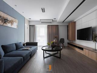 原．敘, 築川設計 築川設計 Modern living room