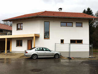 STIE | Entwurf Einfamilienhaus, PWQUADRAT Wagner Weinzierl Architekten pw2 PWQUADRAT Wagner Weinzierl Architekten pw2 Modern home