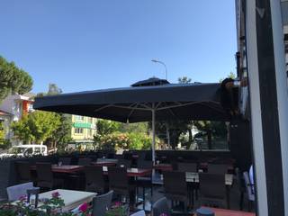 KYFF CAFE ŞEMSİYESİ, Akaydın şemsiye Akaydın şemsiye Front yard Iron/Steel Grey
