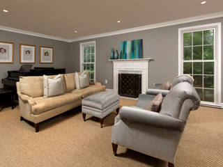 Whole House Design Build Renovation in Bethesda, MD, BOWA - Design Build Experts BOWA - Design Build Experts Living room