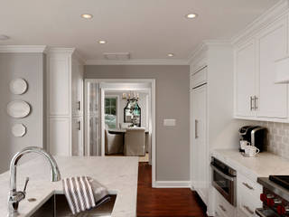 Whole House Design Build Renovation in Bethesda, MD BOWA - Design Build Experts Classic style kitchen