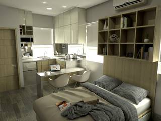 LOFT ER, blank proyectos blank proyectos Modern style bedroom