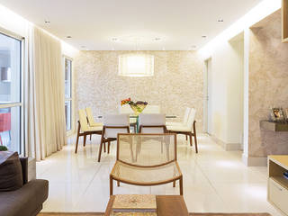 Projeto Interiores - Apartamento MR, Daniel Almeida Arquitetura Daniel Almeida Arquitetura Modern living room
