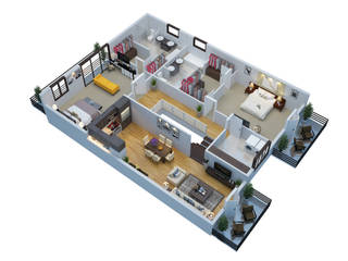 3D Floor Planner - Renderings, Real Estate Floor Planner Real Estate Floor Planner Commercial spaces