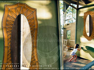 Зеркало - ZOMBERRO, KAGADATO KAGADATO ห้องน้ำ กระจกและแก้ว
