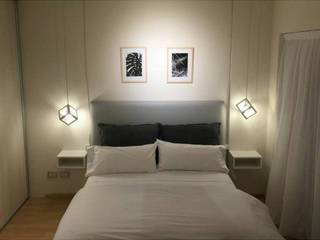 Iluminando departamentos para renta vía Airbnb!, Belmatel Belmatel Habitaciones de estilo minimalista