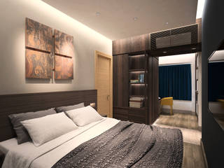 Cadogan | Kennedy Town | Hong Kong, Nelson W Design Nelson W Design ห้องนอน