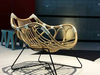 Karapan Rattan Chair, Kesan Mendalam Design Studio Kesan Mendalam Design Studio Living room