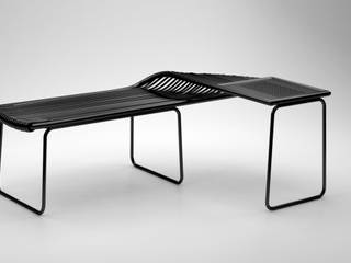 Luwes Rattan Bench, Kesan Mendalam Design Studio Kesan Mendalam Design Studio 모던스타일 거실