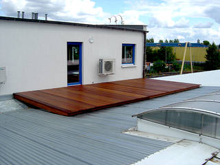 Taras drewniany na dachu. Realizacja w Zielonej Górze, PHU Bortnowski PHU Bortnowski