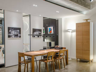 Showroom, M2 Lichtplanung M2 Lichtplanung Modern dining room