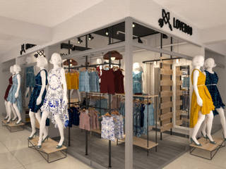 Remodelación Tienda de Ropa en Gamarra, Priscila Meza Marrero Priscila Meza Marrero 商業空間 木 木目調