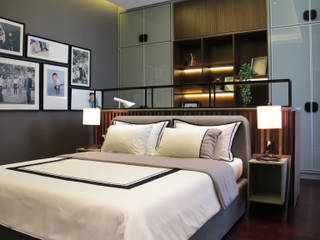BS RESIDENCE, ALIGN architecture interior & design ALIGN architecture interior & design Kamar Tidur Tropis