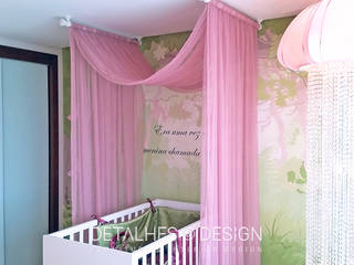 Projeto Design de Interiores - Quarto de bebé menina, Detalhes & Design Detalhes & Design