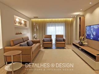 Projeto Design de Interiores - Open space (Hall, Sala e Cozinha), Detalhes & Design Detalhes & Design