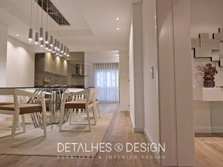 Projeto Design de Interiores - Open space (Hall, Sala e Cozinha), Detalhes & Design Detalhes & Design