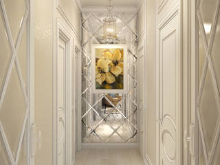 Квартира на улице Столетова. Коридор, Diana Tarakanova Design Diana Tarakanova Design Classic style corridor, hallway and stairs