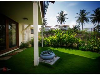 Kannan - Sonali and Gaurav's residence, Sandarbh Design Studio Sandarbh Design Studio Eclectic style garden