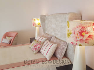 Projeto Design de Interiores - Quarto com inspiração romântica, Detalhes & Design Detalhes & Design