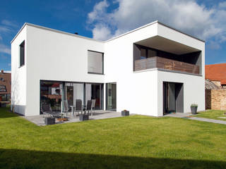 Einfamilienhaus Windischholzhausen, PlanKopf Architektur PlanKopf Architektur Rumah tinggal