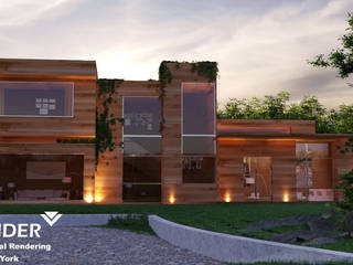 3D Rendering Services , Vrender company Vrender company Espacios comerciales Vidrio