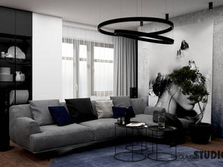 MIESZKANIE W MIKOŁOWIE , MIKOŁAJSKAstudio MIKOŁAJSKAstudio Minimalist living room