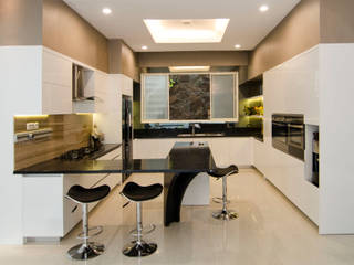 Floating Kitchen, KOMA living interior design KOMA living interior design Dapur Modern Kayu Wood effect