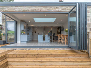 Looking in John Gauld Photography Modern kitchen Decking,Patio,Kitchen,family room