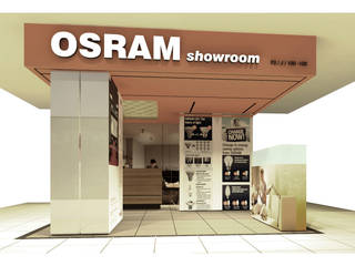 Osram Mini Showroom (Proposal), studio tektonik studio tektonik Espaços comerciais Madeira Efeito de madeira