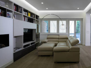 Casa FD, Giulia Villani - Studio Guerra Giulia Villani - Studio Guerra Modern living room