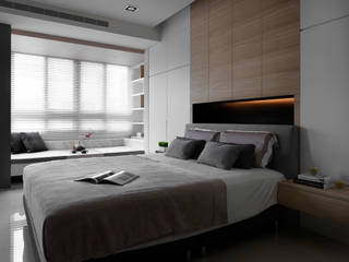 C House, 夏沐森山設計整合 夏沐森山設計整合 Modern style bedroom