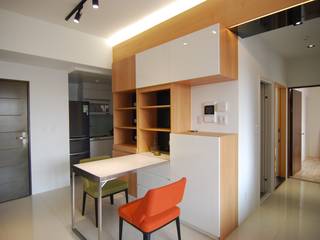 台中許宅, 一穰設計_EO design studio 一穰設計_EO design studio Scandinavian style dining room