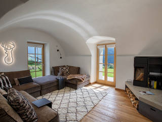 Vault House, BEARprogetti BEARprogetti Rustic style living room