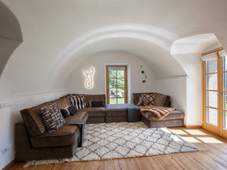 Vault House, BEARprogetti BEARprogetti Rustic style living room