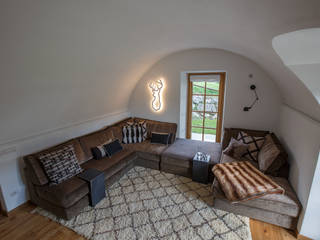 Vault House, BEARprogetti BEARprogetti Rustic style living room