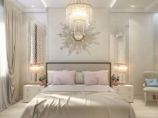 Квартира на улице Столетова. Спальня, Diana Tarakanova Design Diana Tarakanova Design Classic style bedroom