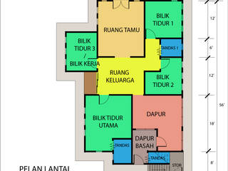 Contemporary Style Bungalow Beseri, ARD Construction & Prefab House Services ARD Construction & Prefab House Services
